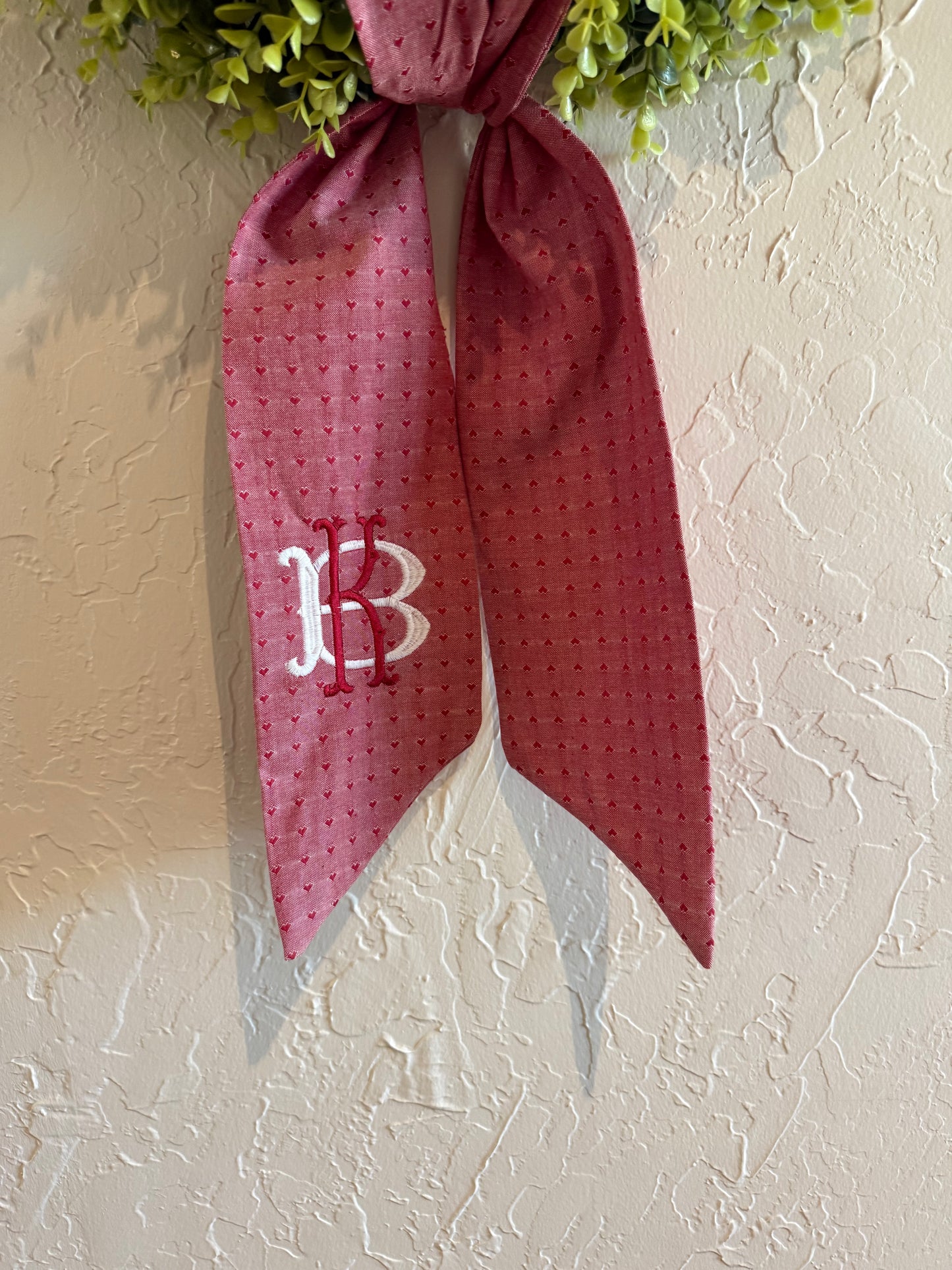 Heart Wreath Sash