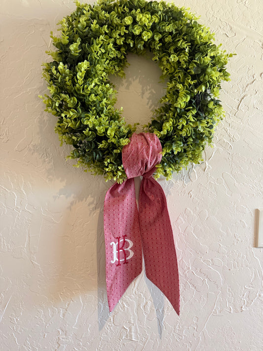 Heart Wreath Sash