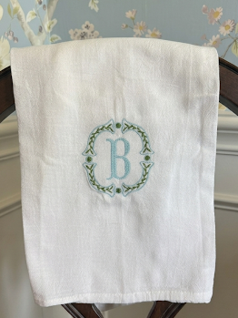 Floral kitchen towel